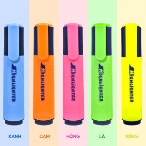 bút dạ quang nhiều màu – Đánh dấu bài học nổi bật